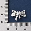 Brass Micro Pave Clear Cubic Zirconia Charms KK-G491-20C-S-3