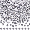 100G Opaque Acrylic Beads MACR-SC0001-49-1