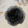1Pc Flower Polyester Brooches JEWB-CN0001-08B-7