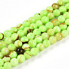 Natural Persian Jade Beads Strands G-A255-A02-04B-4