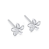 6 Pairs 6 Style 999 Fine Silver Stud Earrings Sets for Women EJEW-F317-34P-2