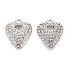 Alloy Rhinestone Pendants FIND-N008-12P-01-1