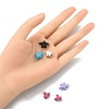 5 Sets 5 Colors Star Alloy Magnetic Clasps PALLOY-YW0001-29-4