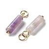 Natural Amethyst Pendants STAS-C120-01G-01-2