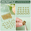 200Pcs 4 Styles Brass Split Rings FIND-UN0016-24-4