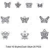 Tibetan Style Alloy Charms PALLOY-PH0012-31-3