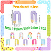 18Pcs 9 Colors Acrylic Pendants OACR-PH0004-31-2