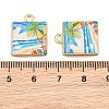 Printed Alloy Pendants AL-CBA49CA-01B-3
