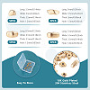 20Pcs 4 Styles 304 Stainless Steel Beads STAS-TA0006-40-4
