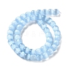 Natural Selenite Beads Strands G-B103-A01-07-2