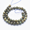 Natural K2 Stone/Raindrop Azurite Beads Strands G-K256-30-10mm-2