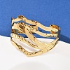 304 Stainless Steel Cuff Bangles for Women BJEW-G757-03G-3