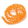 Transparent Electroplate Glass Beads Strands LS-EGLA-A039-T3mm-A23-2
