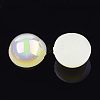 ABS Plastic Imitation Pearl Cabochons OACR-S025-8mm-12-2