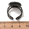 Hammered 304 Stainless Steel Cuff Ring Components SA-CBAC0DF-02E-EB-3