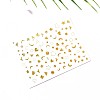 Metallic Nail Decals Stickers MRMJ-R088-29-M-5