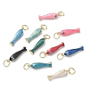Brass Enamel Pendants KK-CBA6980-11G-1