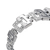 Valentine Day Gift Idea for Girlfriend Stainless Steel Rhinestone Wrist Watch WACH-A004-08P-4