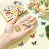 24Pcs UV Plating Alloy Enamel Pendants FIND-YW0010-83-3