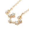 3Pcs Alloy Rhinestones Anklets LS-AJEW-S083-01G-01-3