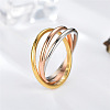 Stainless Steel Trinity Interlocking Finger Rings FS-WG6D755-01-1