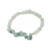 Chip & Round Mixed Gemstone Beaded Stretch Bracelets for Women BJEW-JB10766-4