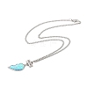 Best Friends Alloy Pendant Necklaces NJEW-K124-02B-P-5