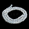 Imitation Jade Glass Beads Stands EGLA-A035-J6mm-B06-3