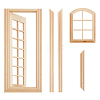1 Set Mini Door Display Decoration DIY-FH0005-07-1