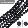 5 Strands Natural Lava Rock Round Beads Strands G-LT0001-02C-02-2
