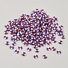 Polymer Clay Flat Round Beads PORC-WH0050-01-1