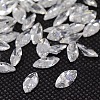 Cubic Zirconia Pointed Back Cabochons ZIRC-M003-7x3.5mm-007-1
