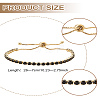 1Pc Brass Micro Pave Cubic Zirconia Slider Bracelets for Women BJEW-LP0001-16-2