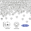 180Pcs 925 Sterling Silver Spacer Beads STER-PH0001-11-6