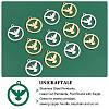 Unicraftale 12Pcs 2 Colors 201 Stainless Steel Pendants STAS-UN0033-96-4