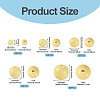 100Pcs 5 Styles Opaque Acrylic Beads MACR-TADJ0001-12D-4