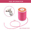 18 Rolls 18 Colors Waxed Polyester Cord YC-YS0001-02-3