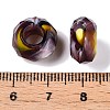 Two Tone Glass European Beads LS-GDA009-4-3