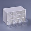 Plastic Cosmetic Storage Display Box AJEW-WH0096-62-2