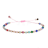 Natural Mixed Gemstone Beads Braided Bead Bracelets for Women AI9762-7-1