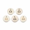 Laser Out Wood Pendants LS-WOOD-S053-51H-1