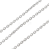 Non-Tarnish 304 Stainless Steel Cable Chains X-CHS-Q001-10-100m-1