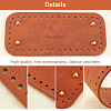 4Pcs 4 Colors PU Leather Bag Underframe FIND-WR0001-53-5