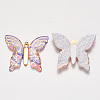 Transparent Acrylic Pendants LS-TACR-R140-06G-2