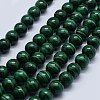 Natural Malachite Beads Strands G-F571-27AA2-3mm-1