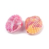 UV Plating Opaque Acrylic Beads OACR-A040-02-2
