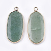 Natural Green Aventurine Pendants G-T112-23E-2