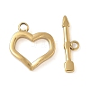 304 Stainless Steel Toggle Clasps STAS-H483-47G-1