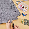 Plum Blossom Pattern Non-woven Polyester Anti-Skid Fabrics DIY-WH0304-945A-3