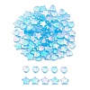 100Pcs 2 Style Eco-Friendly Transparent Acrylic Beads TACR-YW0001-86B-1